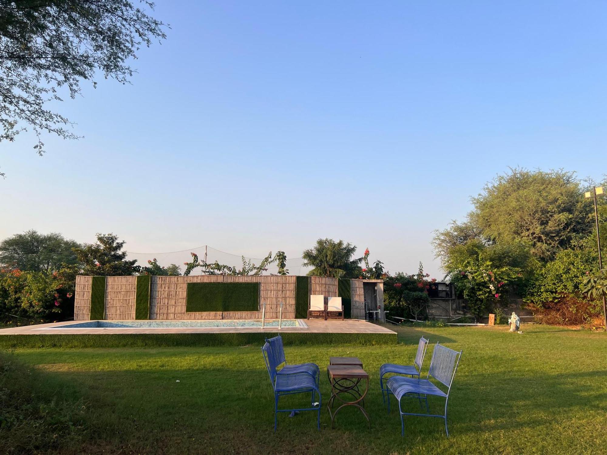 Gazibo Elegant Farm Stay With Swimming Pool ジャイプール エクステリア 写真